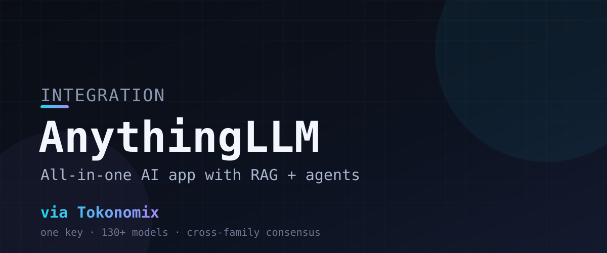 AnythingLLM — all-in-one-KI-App, über Tokonomix
