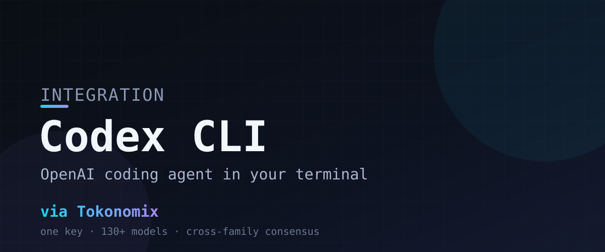 Codex CLI — OpenAI’s Coding-Agent im Terminal, via Tokonomix